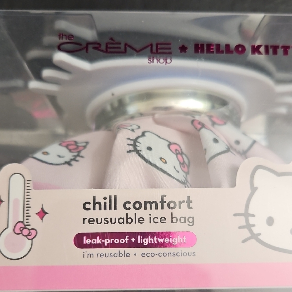 Creme Shop Hello Kitty Pink and White Ice Bag - Picture 3 of 4